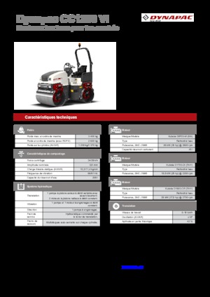 Tandemtrilwalsen Dynapac CC 1200 VI