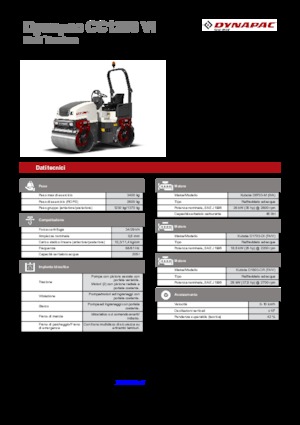 Tandemtrilwalsen Dynapac CC 1200 VI 