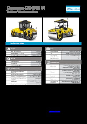 Tandemtrilwalsen Dynapac CC 4000 VI