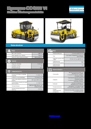 Tandemtrilwalsen Dynapac CC 4000 VI