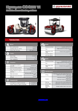 Tandemtrilwalsen Dynapac CC 4200 VI