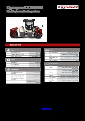 Tandemtrilwalsen Dynapac CC 6200 VI