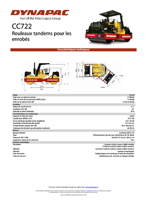 Tandemtrilwalsen Dynapac CC 722