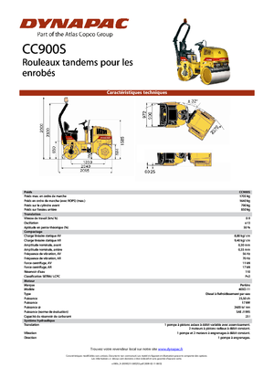 Tandemtrilwalsen Dynapac CC 900 S