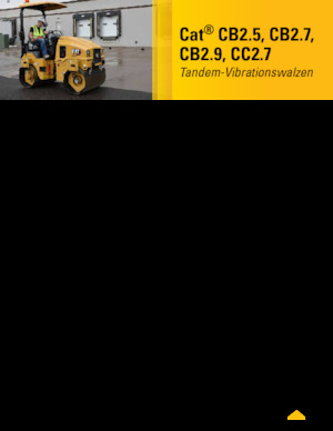 Tandemtrilwalsen Caterpillar CC2.7