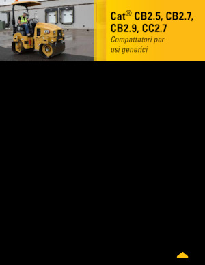 Tandemtrilwalsen Caterpillar CC2.7