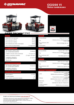 Tandemtrilwalsen Dynapac CC2200 VI