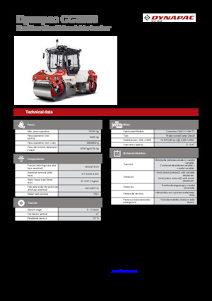 Tandemtrilwalsen Dynapac CC3800