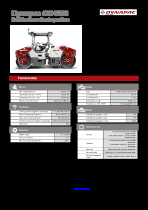 Tandemtrilwalsen Dynapac CC4200