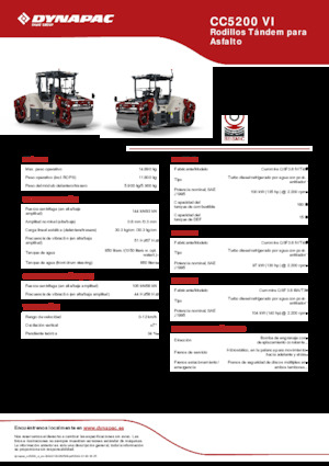 Tandemtrilwalsen Dynapac CC5200 VI