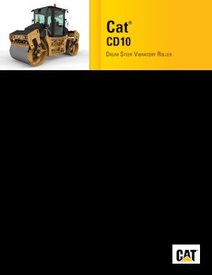 Tandemtrilwalsen Caterpillar CD10