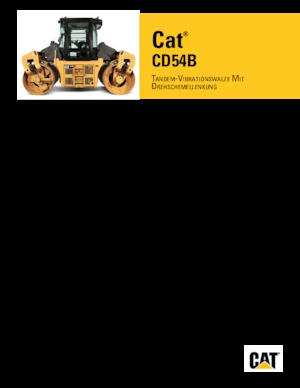 Tandemtrilwalsen Caterpillar CD54B