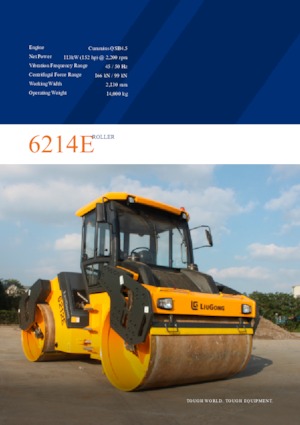 Tandemtrilwalsen Liugong 6214E 