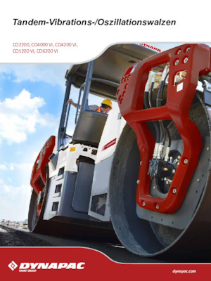 Tandemtrilwalsen Dynapac CO 6200 VI