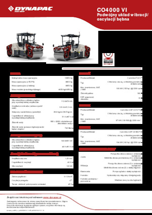 Tandemtrilwalsen Dynapac CO4000 VI