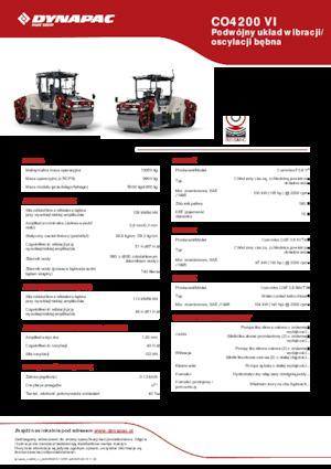 Tandemtrilwalsen Dynapac CO4200 VI
