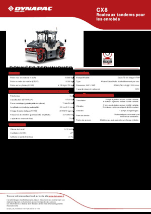 Tandemtrilwalsen Dynapac CX8
