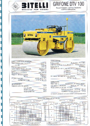 Tandemtrilwalsen Bitelli DTV 100