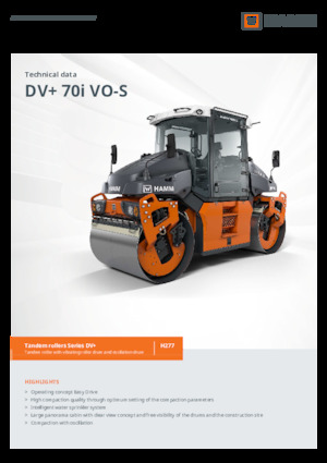 Tandemtrilwalsen Hamm DV+ 70i VO-S