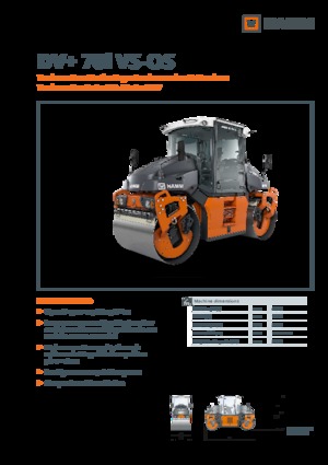 Tandemtrilwalsen Hamm DV+ 70i VS-OS