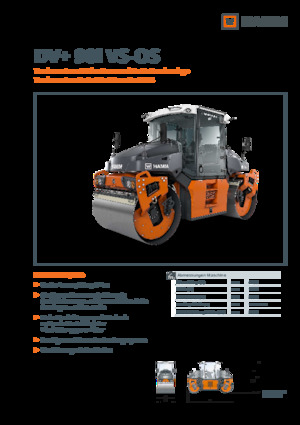 Tandemtrilwalsen Hamm DV+ 90i VS-OS
