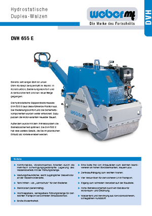 Tandemtrilwalsen weber mt DVH 655 E