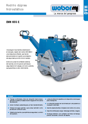 Tandemtrilwalsen weber mt DVH 655 E