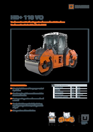 Tandemtrilwalsen Hamm HD+ 110 VO