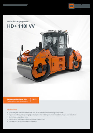 Tandemtrilwalsen Hamm HD+ 110i VV