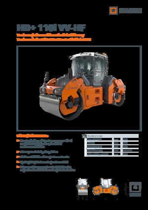 Tandemtrilwalsen Hamm HD+ 110i VV-HF