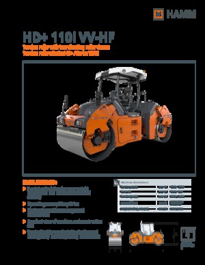 Tandemtrilwalsen Hamm HD+ 110i VV-HF