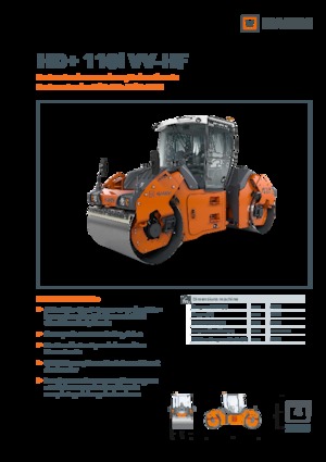 Tandemtrilwalsen Hamm HD+ 110i VV-HF