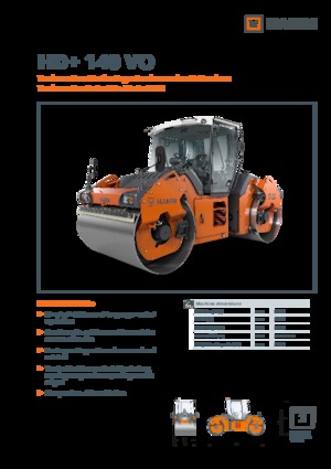 Tandemtrilwalsen Hamm HD+ 140 VO