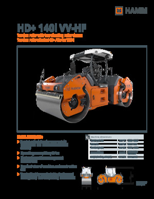 Tandemtrilwalsen Hamm HD+ 140i VV-HF