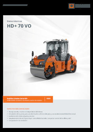 Tandemtrilwalsen Hamm HD+ 70 VO