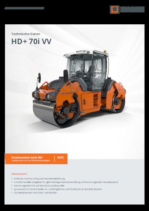 Tandemtrilwalsen Hamm HD+ 70i VV