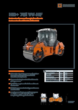 Tandemtrilwalsen Hamm HD+ 70i VV-HF