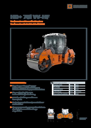 Tandemtrilwalsen Hamm HD+ 70i VV-HF