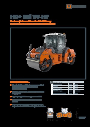 Tandemtrilwalsen Hamm HD+ 80i VV-HF