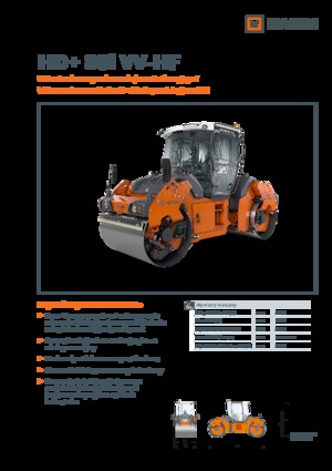 Tandemtrilwalsen Hamm HD+ 80i VV-HF