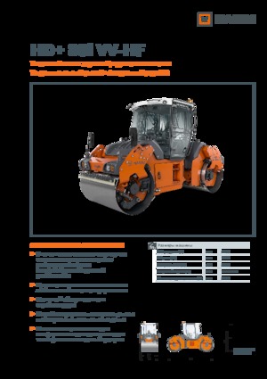 Tandemtrilwalsen Hamm HD+ 80i VV-HF