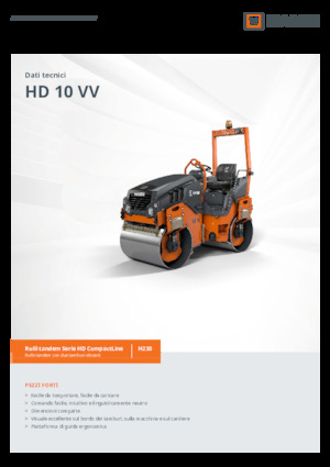 Tandemtrilwalsen Hamm HD 10 VV