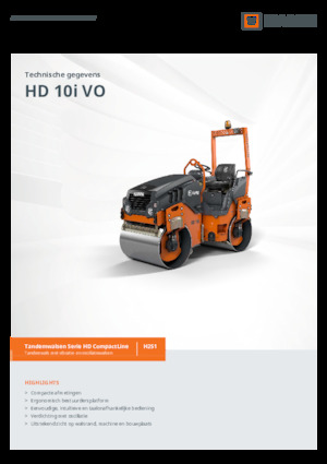 Tandemtrilwalsen Hamm HD 10i VO