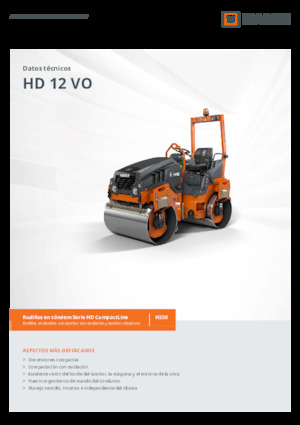Tandemtrilwalsen Hamm HD 12 VO