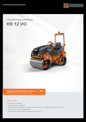 Tandemtrilwalsen Hamm HD 12 VO