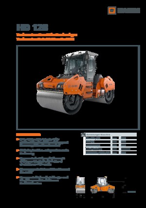 Tandemtrilwalsen Hamm HD 128