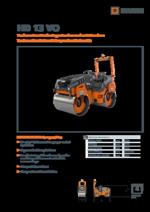 Tandemtrilwalsen Hamm HD 13 VO