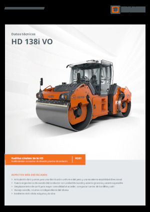 Tandemtrilwalsen Hamm HD 138i VO