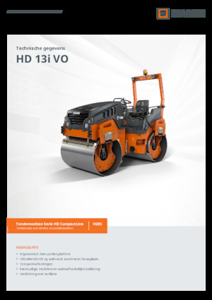 Tandemtrilwalsen Hamm HD 13i VO