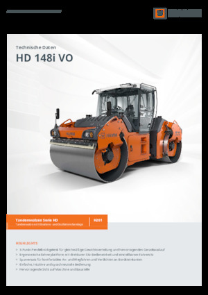 Tandemtrilwalsen Hamm HD 148i VO